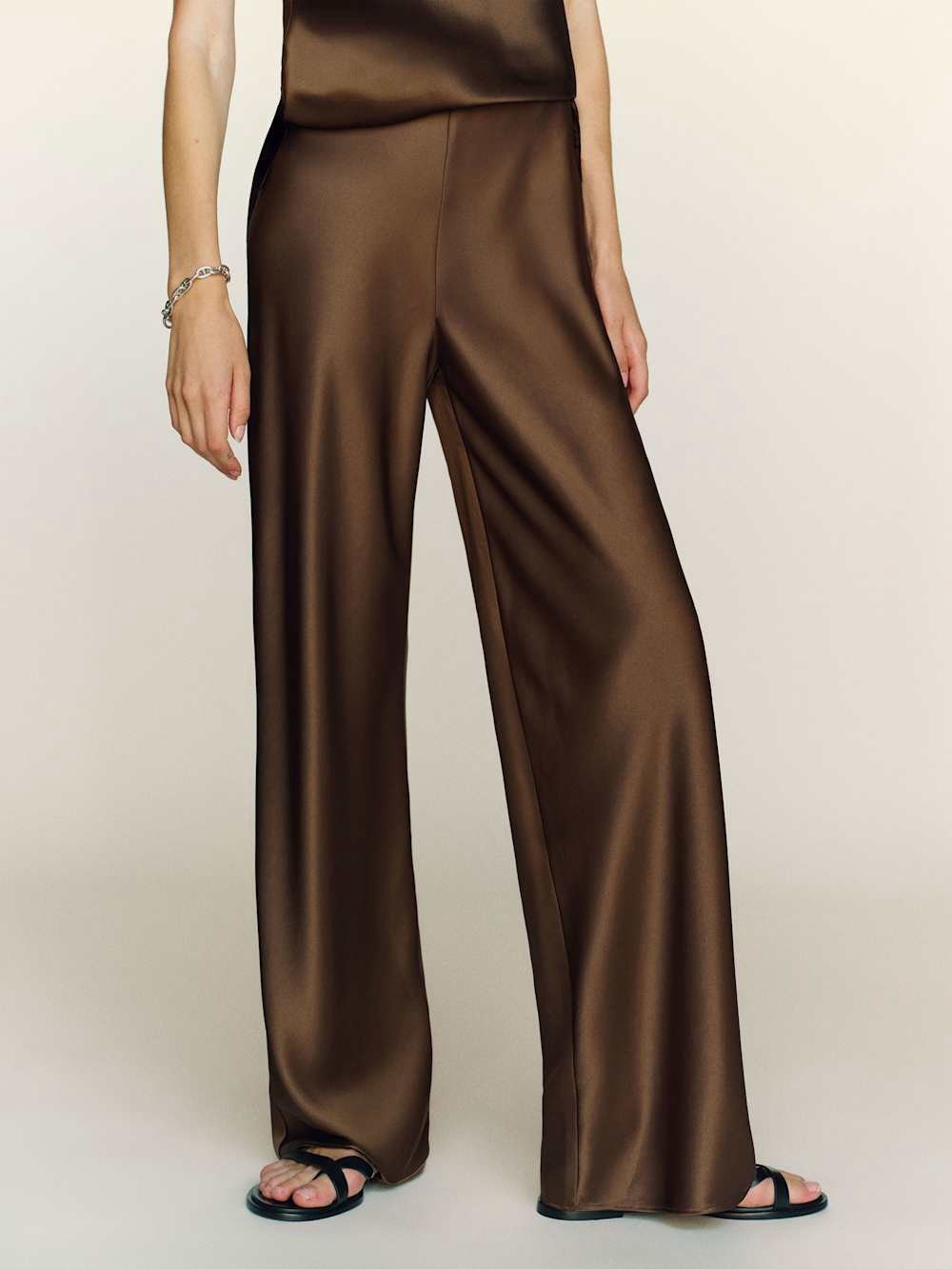NWT reformation Gale pants in pinecone / size XS - Picture 4 of 6